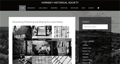 Desktop Screenshot of hornseyhistorical.org.uk